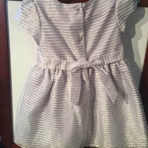 Silver Formal Dress 4T